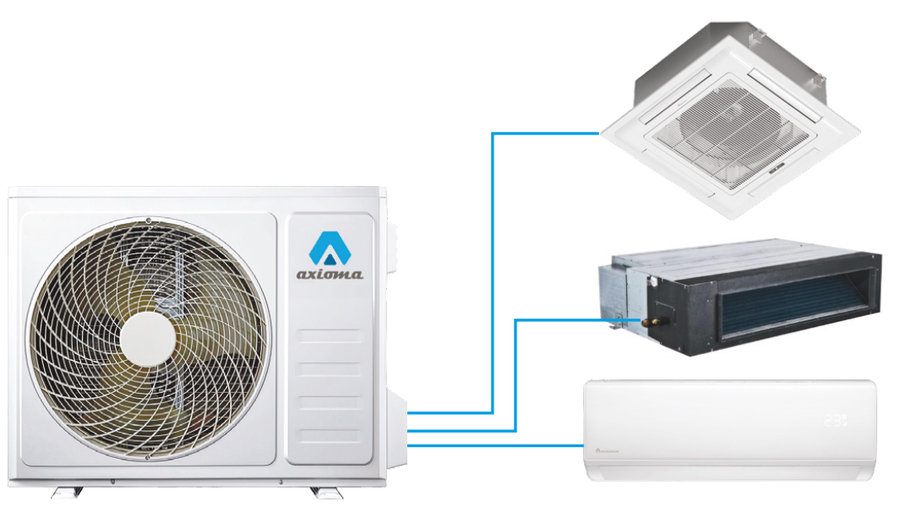 Внешний блок мульти сплит-системы на 2 комнаты Axioma ASB14M2Z1R