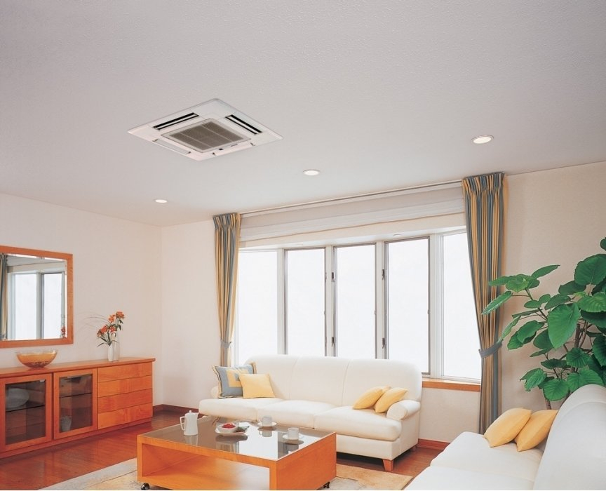 Кассетный кондиционер General Climate GC-4C36HRN2/GU-U36H2