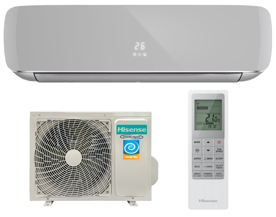 Кондиционер Hisense Silver Crystal Super AS-10UW4RVETG00(R) SILVER