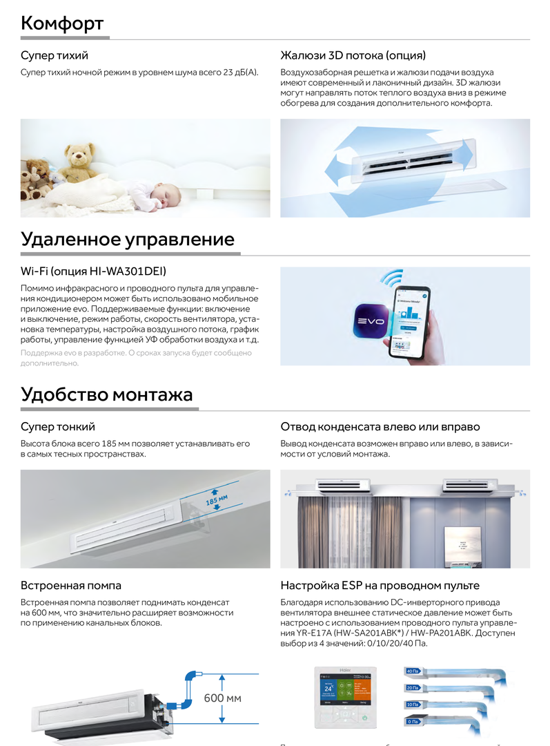 Канальный кондиционер Haier AD25S2SS1FA/1U25S2SM4FA