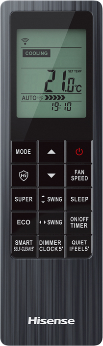 Настенный внутренний блок мульти сплит-системы Hisense Free Match AMS-12UW4RVETG00(B) WI-FI