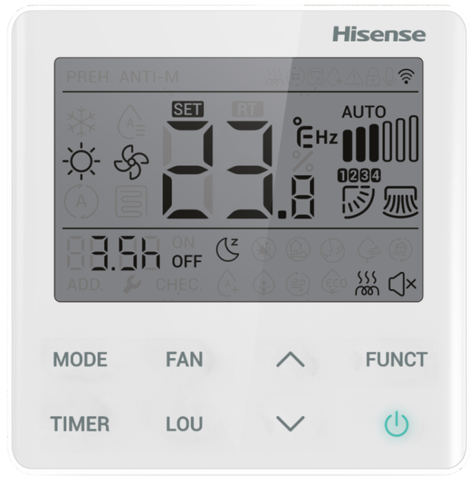 Канальный кондиционер Hisense Heavy EU ADT-12UX4RBL8/AUW-12U4RS8 Wi-Fi