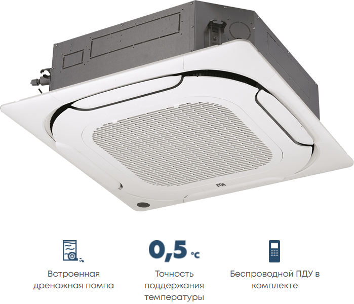 Кассетная VRF система Mdv D12Q4/N1-E(At)