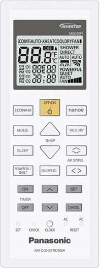 Кондиционер Panasonic Design silver CS-XZ25TKEW/CU-Z25TKE