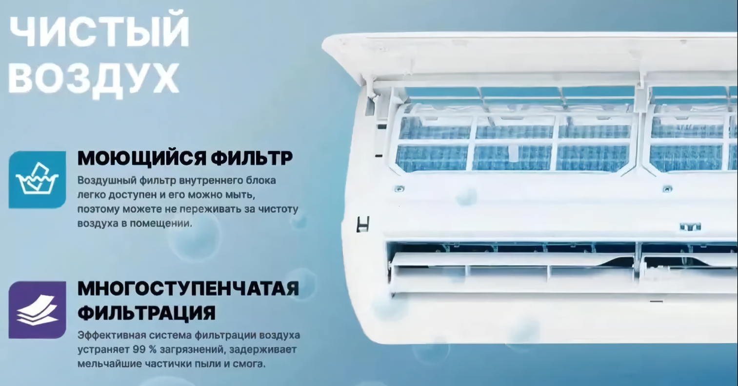 Кондиционер Centek CT-65F09 Wi-Fi