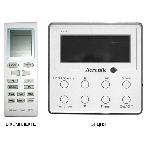 Настенный фанкойл до 2,5 кВт Aeronik AFP 51 BA5/D-K