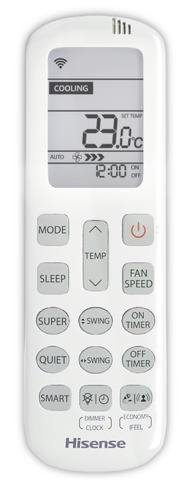 Настенный внутренний блок мульти сплит-системы Hisense Premium Design Free Match DC AMS-12UR4SVETG67(R)