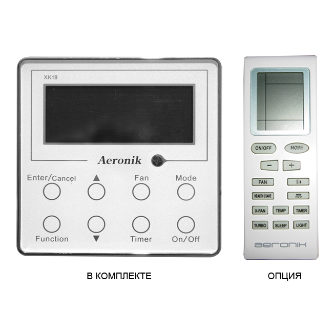 Кассетный фанкойл до 8 кВт Aeronik AFP 125 XD/B-T (ATB03)