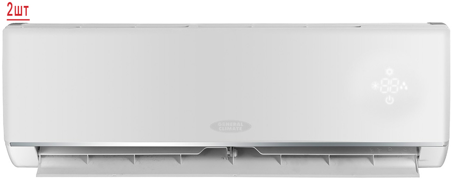 Мульти сплит-система на 2 комнаты General Climate Free Multi 2 GU-M2E14H32/GC-ME07HR32*2